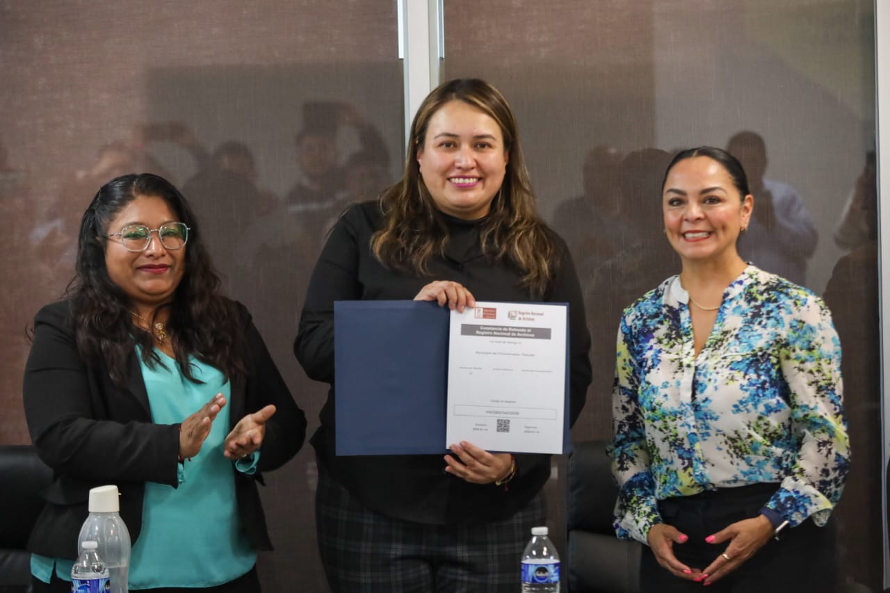 Chiautempan, primer municipio en cumplimiento archivístico en el Estado